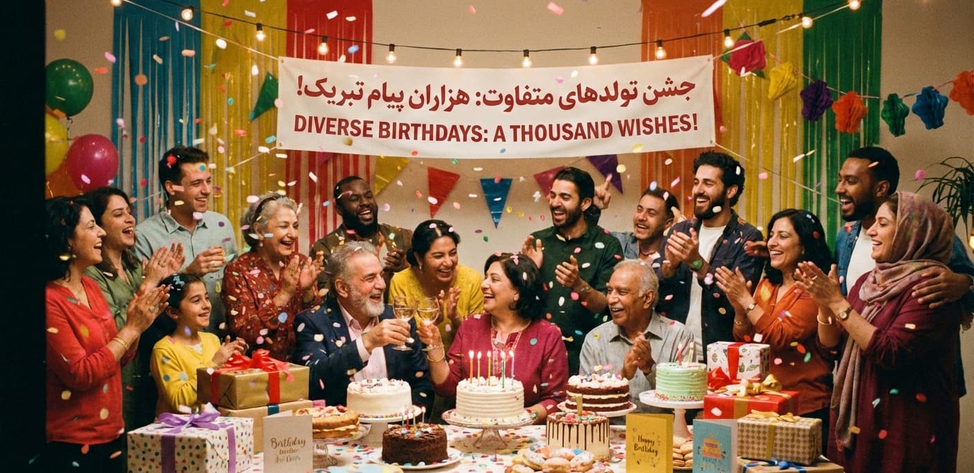 صفحه اصلی 15 تبریک تولد های متفاوت